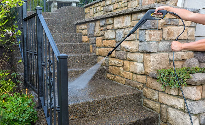 pressure-washing